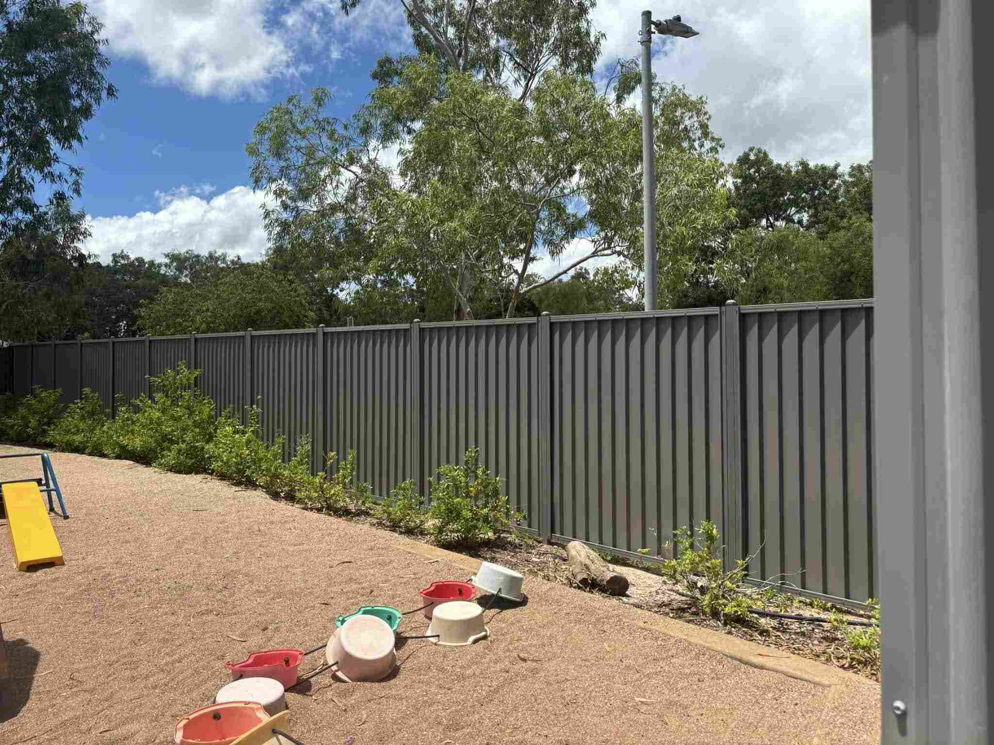 New fence installation at Tropics Early Learning